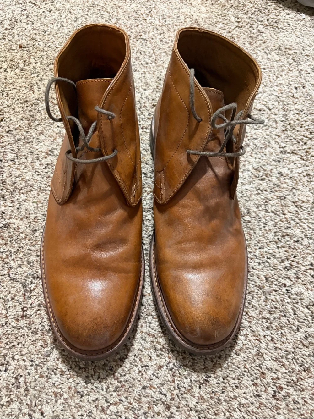 Frye Men's Brown Leather Chukka Boots size 11.5 EUC